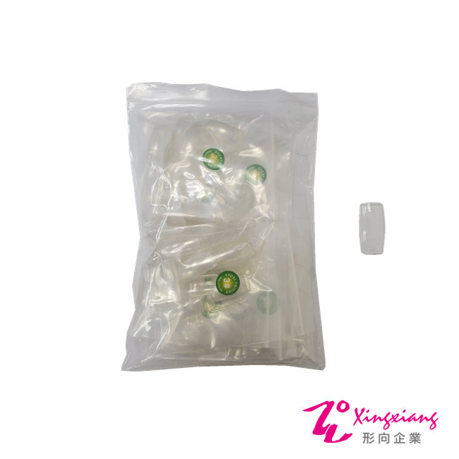 【MoreColors】美甲檢定用3號方形透明甲片500入A0021