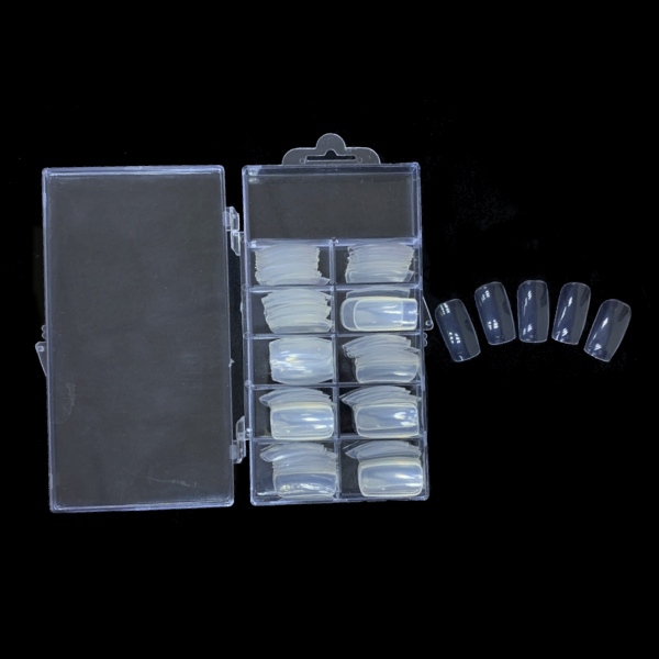 【MoreColors】0號透明全甲片(100入/ 500入)  A0005-3