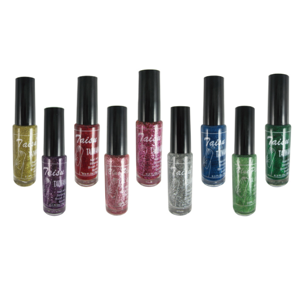 【MoreColors】金蔥.銀蔥 細尖刷 彩繪指甲油 B26/B27