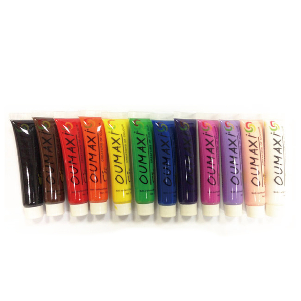 【MoreColors】水性彩繪顏料-12色入(12ml) C0012B