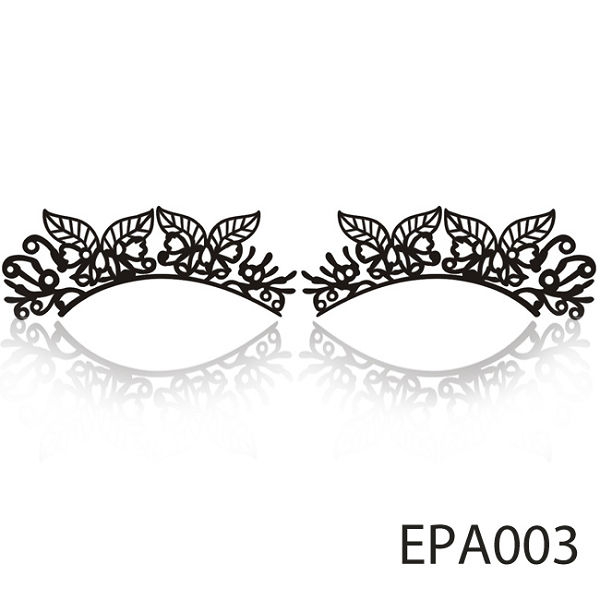 【Xingxiang 形向】紙雕 假睫毛 (黑色-枝枒綠葉) (1對入) EPA003