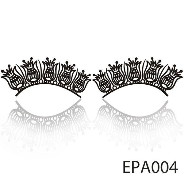 【Xingxiang 形向】紙雕 假睫毛 (黑色-曼陀羅花) (1對入) EPA004