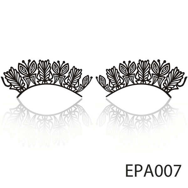 【Xingxiang 形向】紙雕 假睫毛 (黑色-花蝶飛舞) (1對入) EPA007