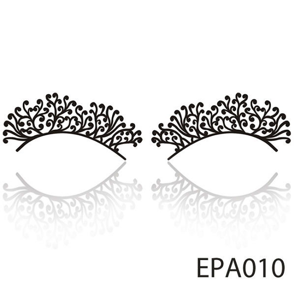 【Xingxiang 形向】紙雕 假睫毛 (黑色-小花點點) (1對入) EPA010