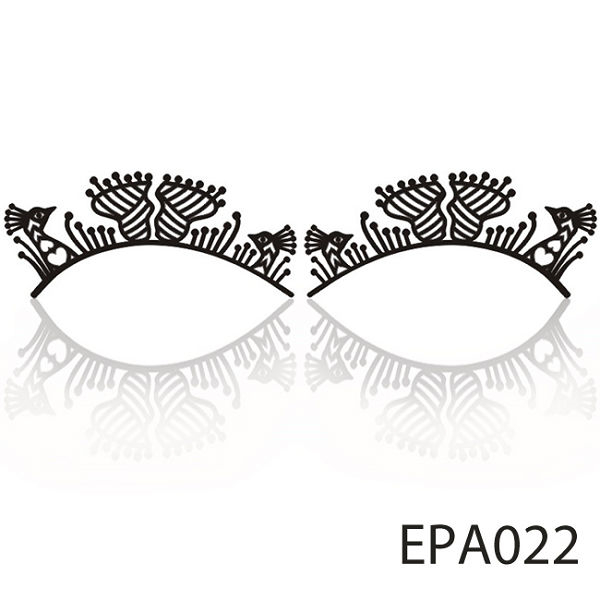 【Xingxiang 形向】紙雕 假睫毛 (黑色-楊雀銜鈴) (1對入) EPA022