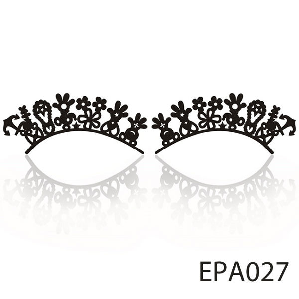 【Xingxiang 形向】紙雕 假睫毛 (黑色-異想世界) (1對入) EPA027