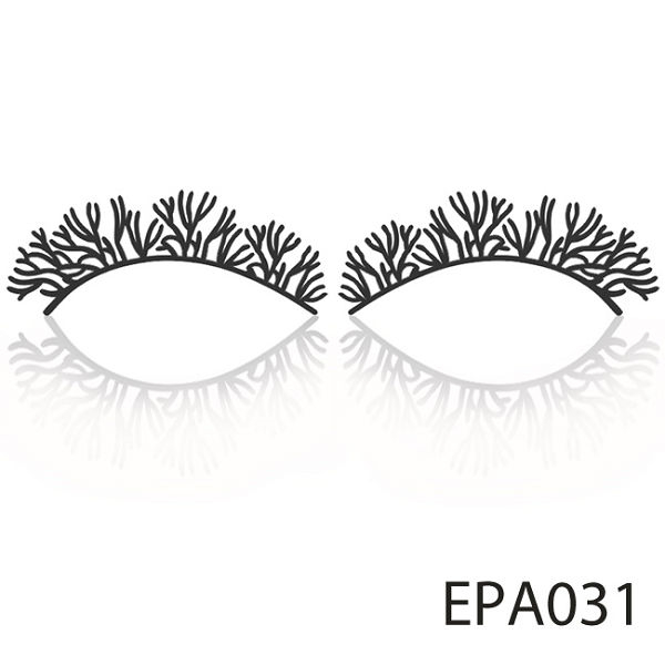 【Xingxiang 形向】紙雕 假睫毛 (黑色-小枯枝剪影) (1對入) EPA031