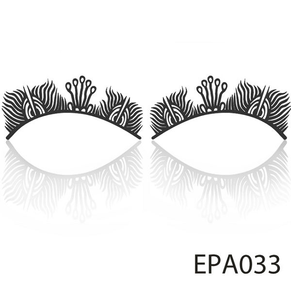 【Xingxiang 形向】紙雕 假睫毛 (黑色-孔雀羽毛) (1對入) EPA033