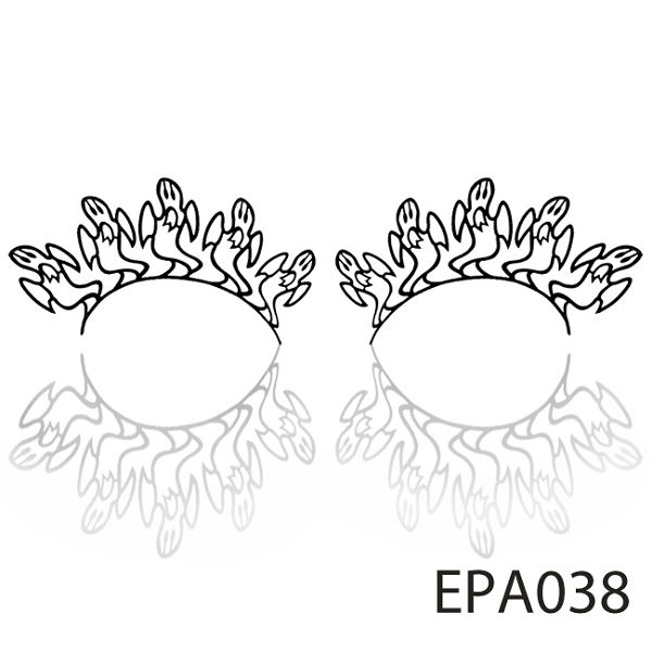 【Xingxiang 形向】紙雕 假睫毛 (黑色-小鬼精靈) (1對入) EPA038