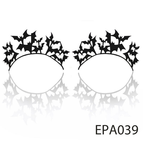【Xingxiang 形向】紙雕 假睫毛 (黑色-黑夜蝙蝠) (1對入) EPA039