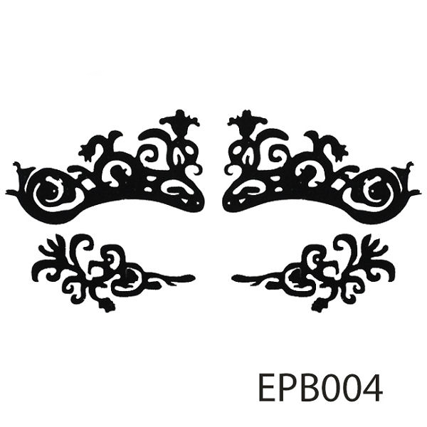 【Xingxiang 形向】黑色 絲絨 浮雕 假睫毛 (1對入) EPB004