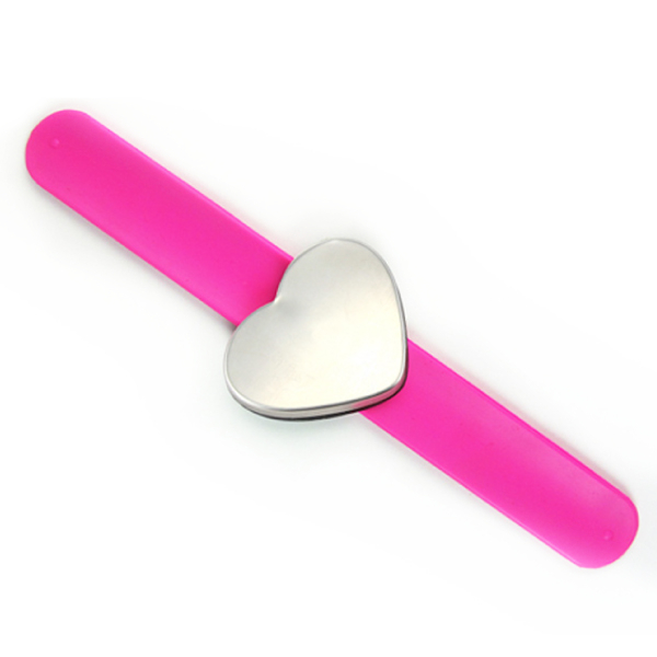 【美髮】手腕式 愛心 吸鐵 (桃粉)