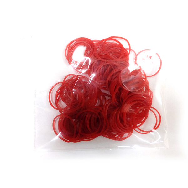 【美髮】紅色橡皮圈(中) FFA-002A