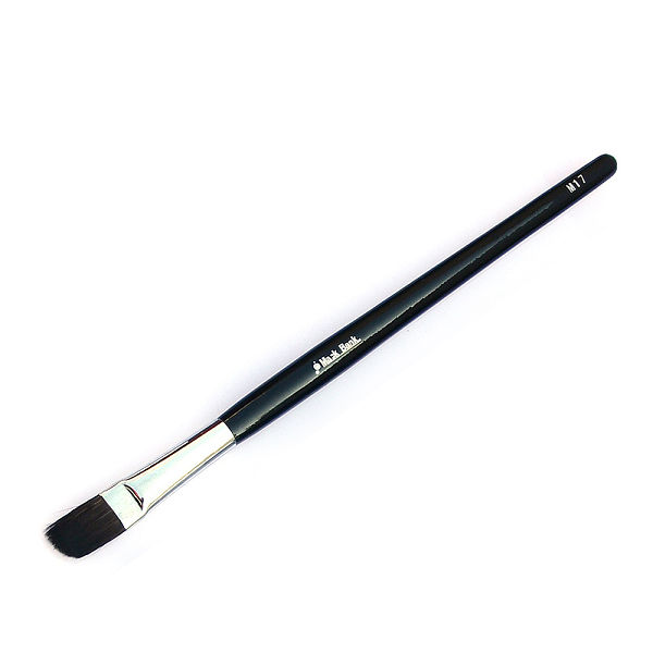 【MackBank】頂級 獾纖毛 斜刷 眼影刷(黑色原素) M17